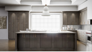 Broadway Coastal ( MDF | Compressed [ Frameless • Textured • Laminated ] - 10' X 10' Kitchen Cabinet ) | Assembled In USA