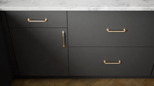 Broadway Graphite ( MDF | Compressed [ Frameless • Satin • Laminated ] - 10' X 10' Kitchen Cabinet ) | Assembled In USA