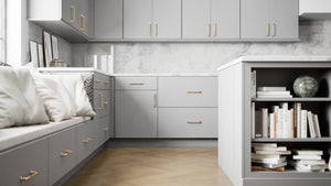 Broadway Nimbus ( MDF | Compressed [ Frameless • Satin • Laminated ] - 10' X 10' Kitchen Cabinet ) | Assembled In USA