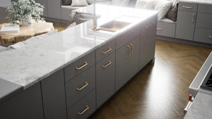Broadway Nimbus ( MDF | Compressed [ Frameless • Satin • Laminated ] - 10' X 10' Kitchen Cabinet ) | Assembled In USA