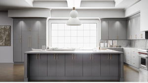 Broadway Nimbus ( MDF | Compressed [ Frameless • Satin • Laminated ] - 10' X 10' Kitchen Cabinet ) | Assembled In USA