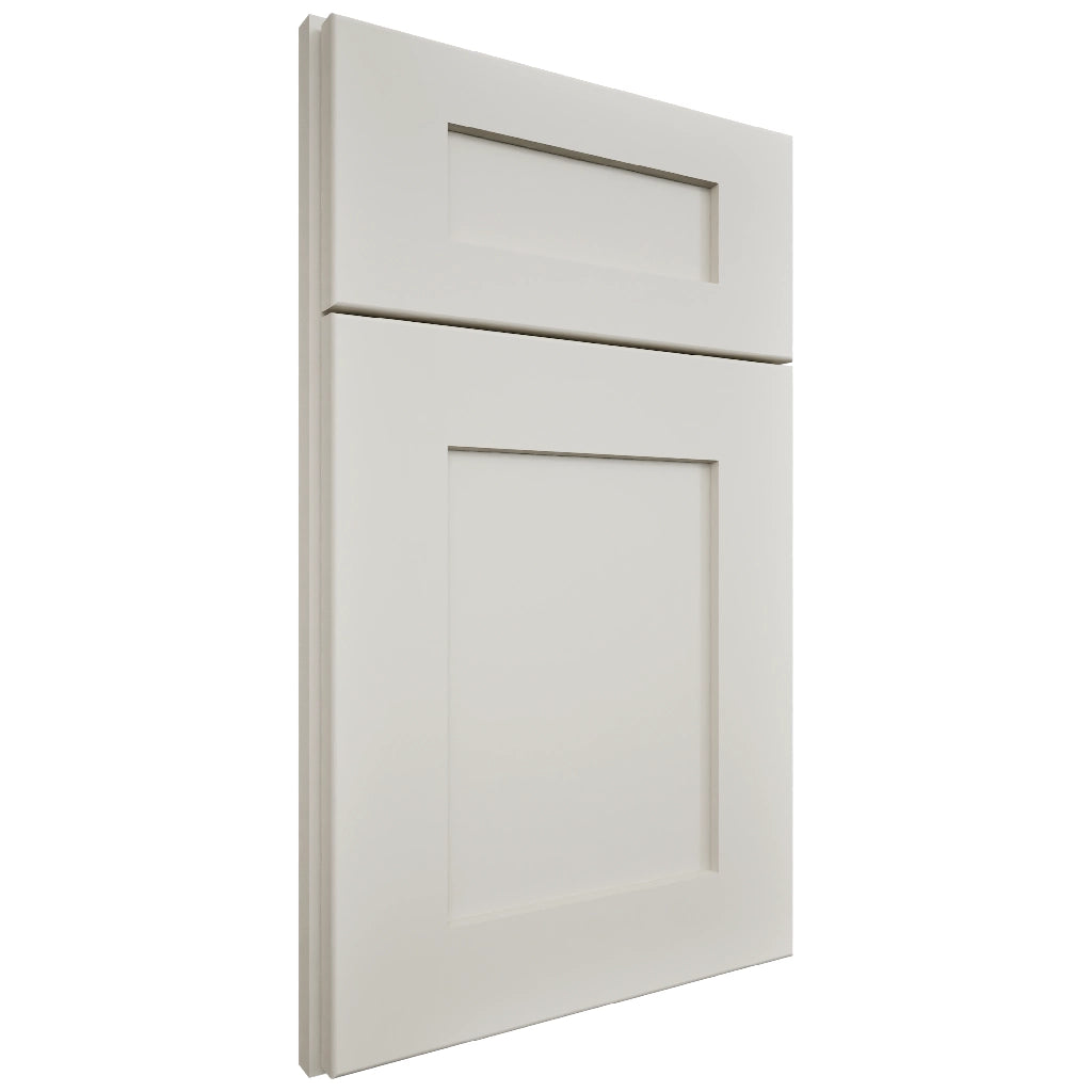 Elegant Linen ( Maple | Plain Cut [ Full Overlay • Satin • Painted ] - 10' X 10' Kitchen Cabinet ) | Assembled In USA