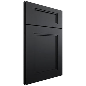 Fashion Black ( Maple | Plain Cut [ Full Overlay • Satin • Painted ] - 10' X 10' Kitchen Cabinet ) | Assembled In USA