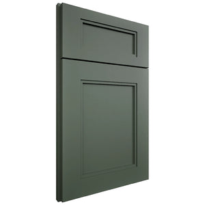 Fashion Evergreen ( Maple | Plain Cut [ Full Overlay • Satin • Painted ] - 10' X 10' Kitchen Cabinet ) | Assembled In USA