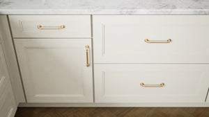 Fashion Linen ( Maple | Plain Cut [ Full Overlay • Satin • Painted ] - 10' X 10' Kitchen Cabinet ) | Assembled In USA