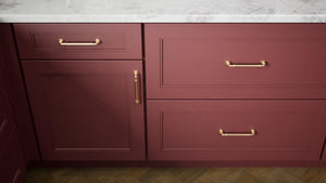 Fashion Rumors ( Maple | Plain Cut [ Full Overlay • Satin • Painted ] - 10' X 10' Kitchen Cabinet ) | Assembled In USA