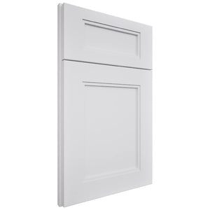 Fashion White ( Maple | Plain Cut [ Full Overlay • Satin • Painted ] - 10' X 10' Kitchen Cabinet ) | Assembled In USA