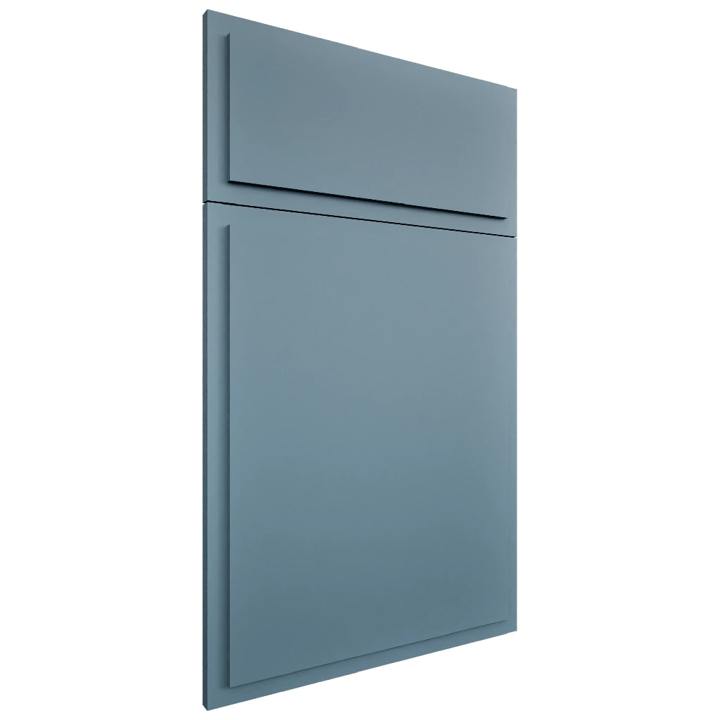 Highland Adirondack Blue ( MDF | Compressed [ Frameless • Satin • Painted ] - 10' X 10' Kitchen Cabinet ) | Assembled In USA