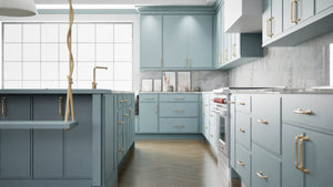 Highland Mountain Stream ( MDF | Compressed [ Frameless • Satin • Painted ] - 10' X 10' Kitchen Cabinet ) | Assembled In USA