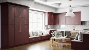 Highland Rumors ( MDF | Compressed [ Frameless • Satin • Painted ] - 10' X 10' Kitchen Cabinet ) | Assembled In USA