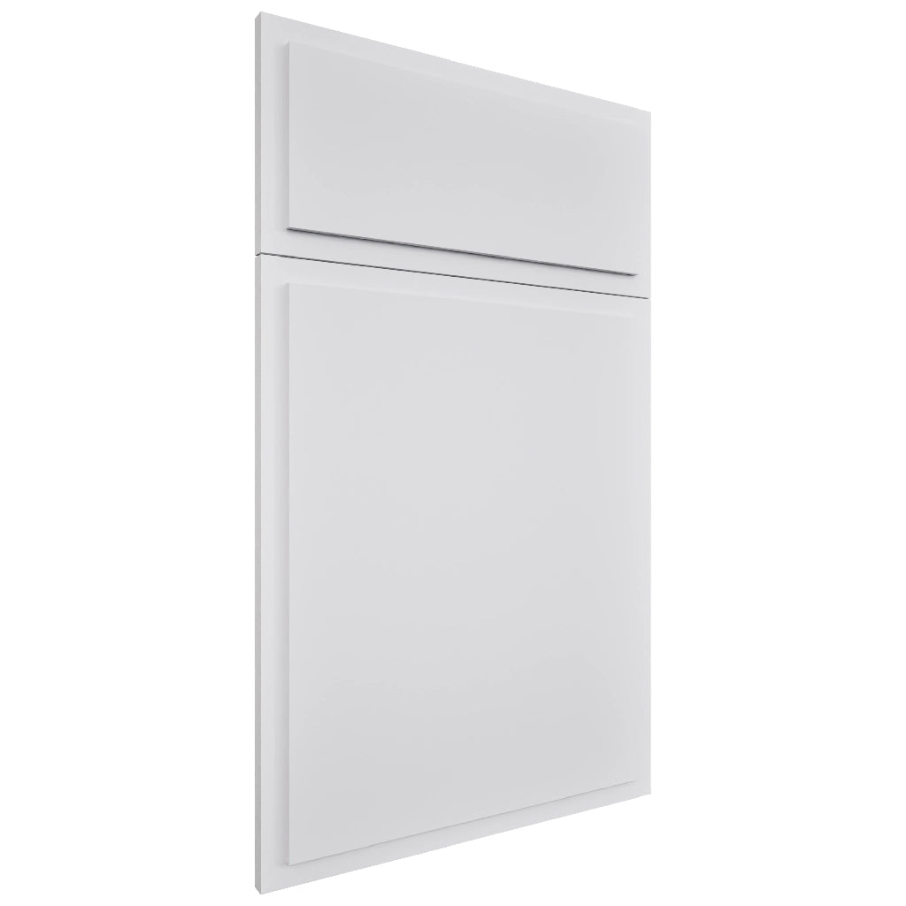 Highland White ( MDF | Compressed [ Frameless • Satin • Painted ] - 10' X 10' Kitchen Cabinet ) | Assembled In USA