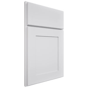 Luxor White ( Maple | Plain Cut [ Partial Overlay • Satin • Painted ] - 10' X 10' Kitchen Cabinet ) | Assembled In USA
