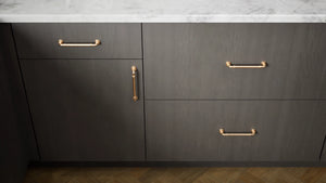 Milano Ash ( MDF | Compressed [ Frameless • Textured • Laminated ] - 10' X 10' Kitchen Cabinet ) | Assembled In USA
