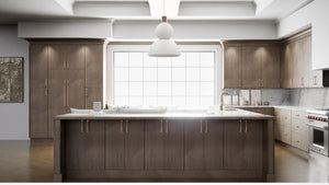 Milano Autumn ( MDF | Compressed [ Frameless • Textured • Laminated ] - 10' X 10' Kitchen Cabinet ) | Assembled In USA