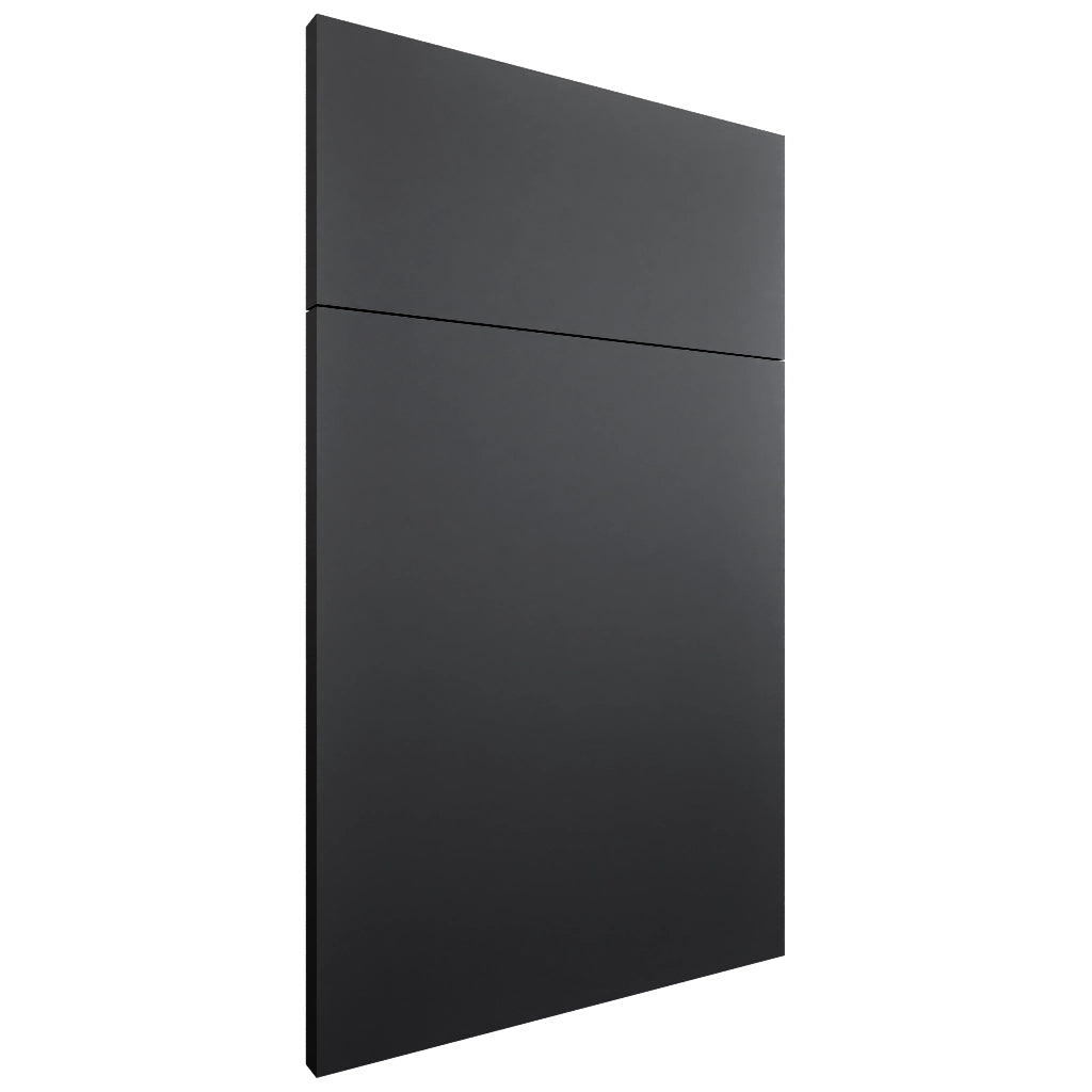Milano Obsidian ( MDF | Compressed [ Frameless • Satin • Laminated ] - 10' X 10' Kitchen Cabinet ) | Assembled In USA