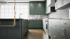 Milano Pine ( MDF | Compressed [ Frameless • Satin • Laminated ] - 10' X 10' Kitchen Cabinet ) | Assembled In USA