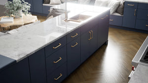 Milano Seaside ( MDF | Compressed [ Frameless • Satin • Laminated ] - 10' X 10' Kitchen Cabinet ) | Assembled In USA