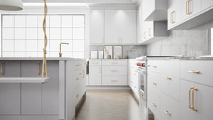 Milano Snow ( MDF | Compressed [ Frameless • Satin • Laminated ] - 10' X 10' Kitchen Cabinet ) | Assembled In USA