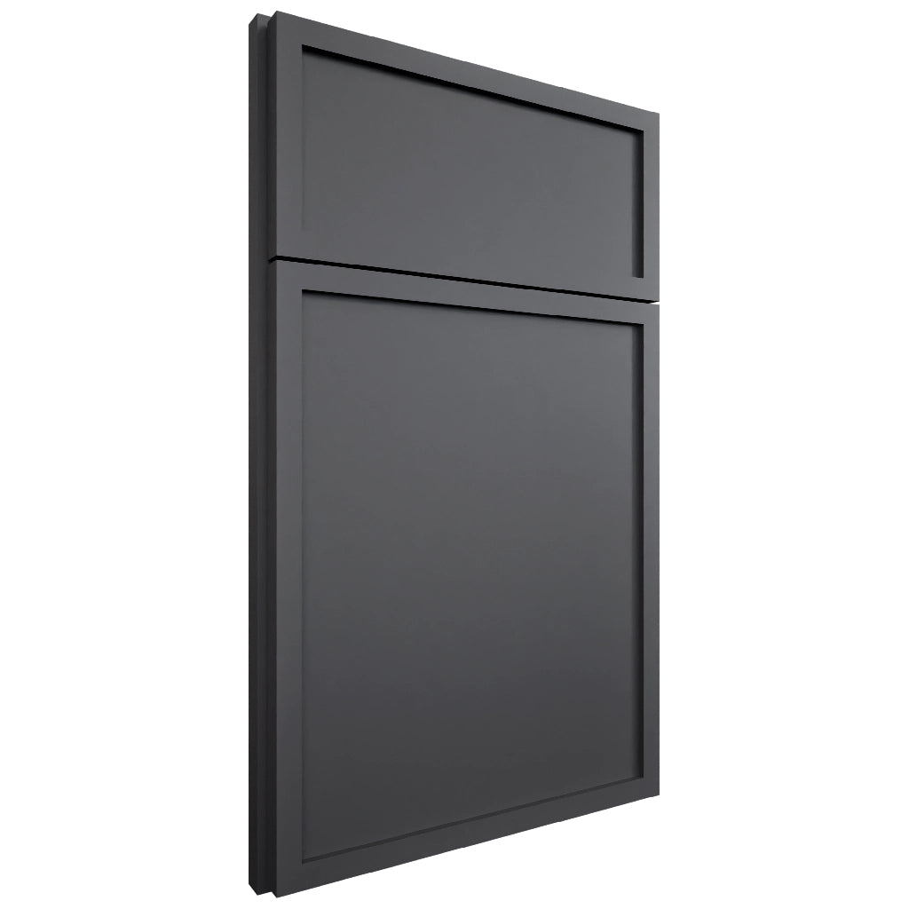 Newport Cracked Pepper ( Maple | Plain Cut [ Full Overlay • Satin • Painted ] - 10' X 10' Kitchen Cabinet ) | Assembled In USA