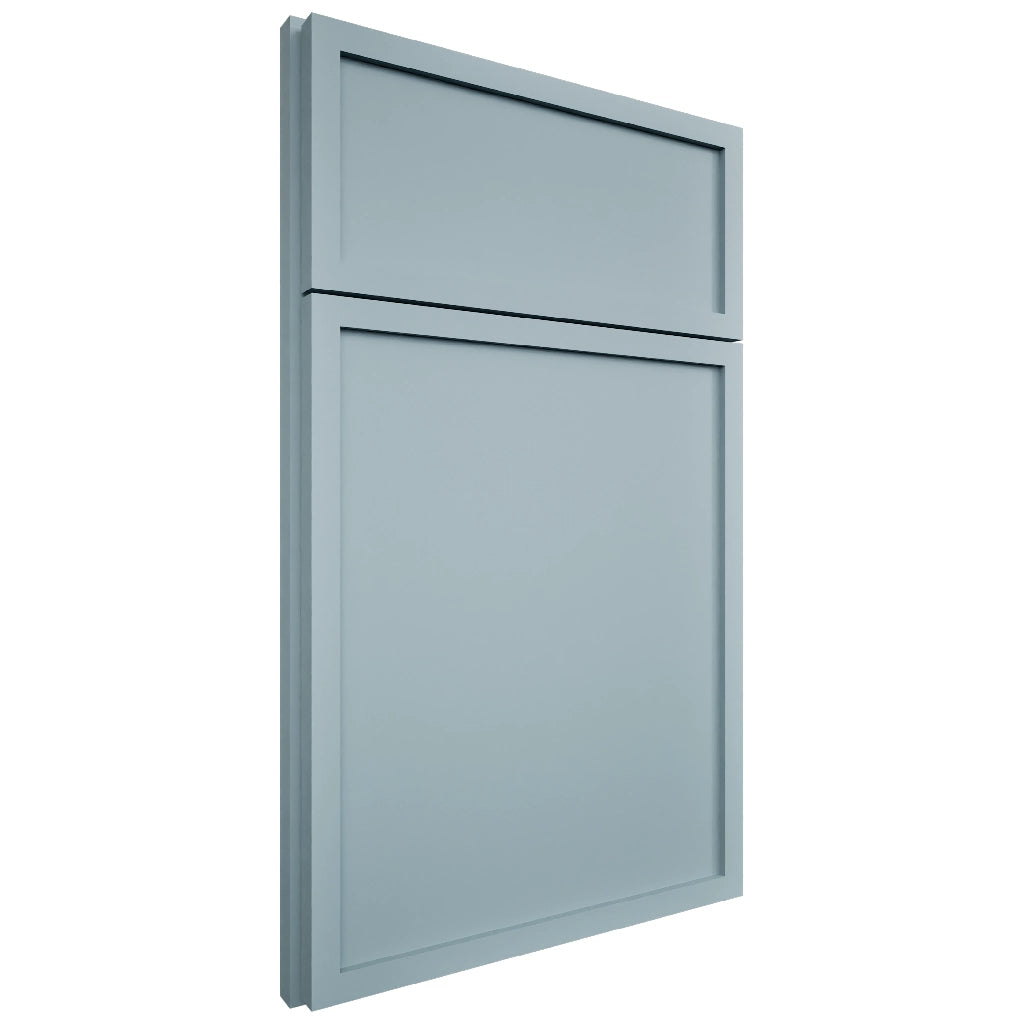Newport Mountain Stream ( Maple | Plain Cut [ Full Overlay • Satin • Painted ] - 10' X 10' Kitchen Cabinet ) | Assembled In USA