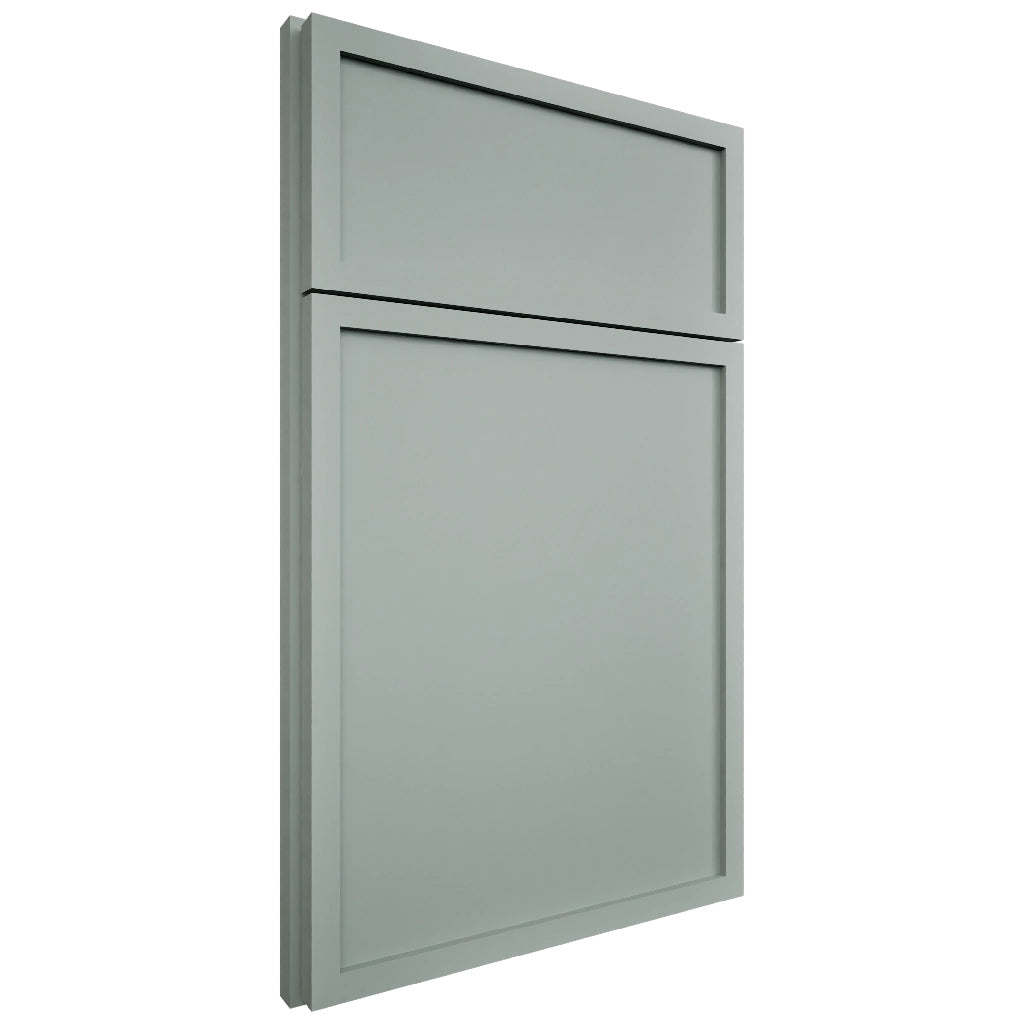 Newport Sage ( Maple | Plain Cut [ Full Overlay • Satin • Painted ] - 10' X 10' Kitchen Cabinet ) | Assembled In USA