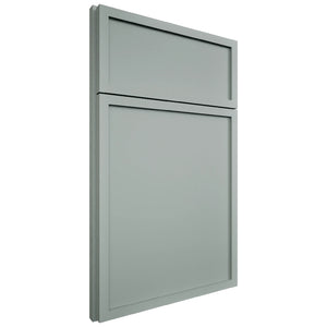 Newport Sage ( Maple | Plain Cut [ Full Overlay • Satin • Painted ] - 10' X 10' Kitchen Cabinet ) | Assembled In USA