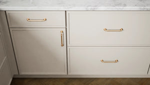 Newport Sahara ( Maple | Plain Cut [ Full Overlay • Satin • Painted ] - 10' X 10' Kitchen Cabinet ) | Assembled In USA