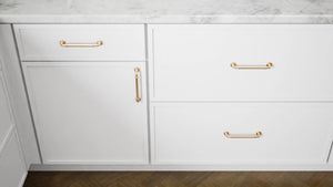 Newport White ( Maple | Plain Cut [ Full Overlay • Satin • Painted ] - 10' X 10' Kitchen Cabinet ) | Assembled In USA