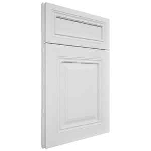 Park Ave White ( Maple | Plain Cut [ Full Overlay • Satin • Painted ] - 10' X 10' Kitchen Cabinet ) | Assembled In USA