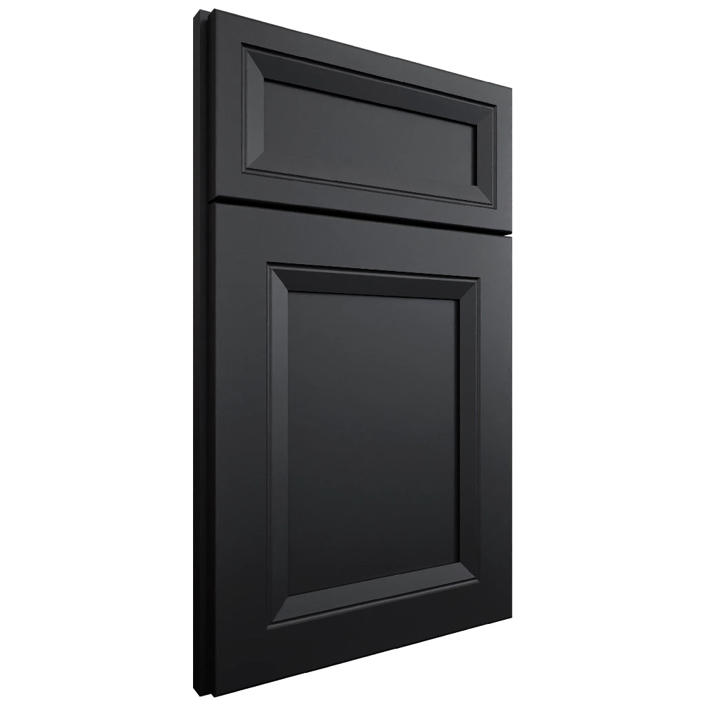 Richmond Black ( Maple | Plain Cut [ Full Overlay • Satin • Painted ] - 10' X 10' Kitchen Cabinet ) | Assembled In USA