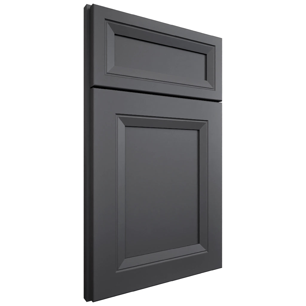 Richmond Cracked Pepper ( Maple | Plain Cut [ Full Overlay • Satin • Painted ] - 10' X 10' Kitchen Cabinet ) | Assembled In USA