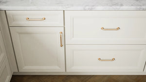 Richmond Linen ( Maple | Plain Cut [ Full Overlay • Satin • Painted ] - 10' X 10' Kitchen Cabinet ) | Assembled In USA