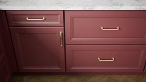 Richmond Rumors ( Maple | Plain Cut [ Full Overlay • Satin • Painted ] - 10' X 10' Kitchen Cabinet ) | Assembled In USA