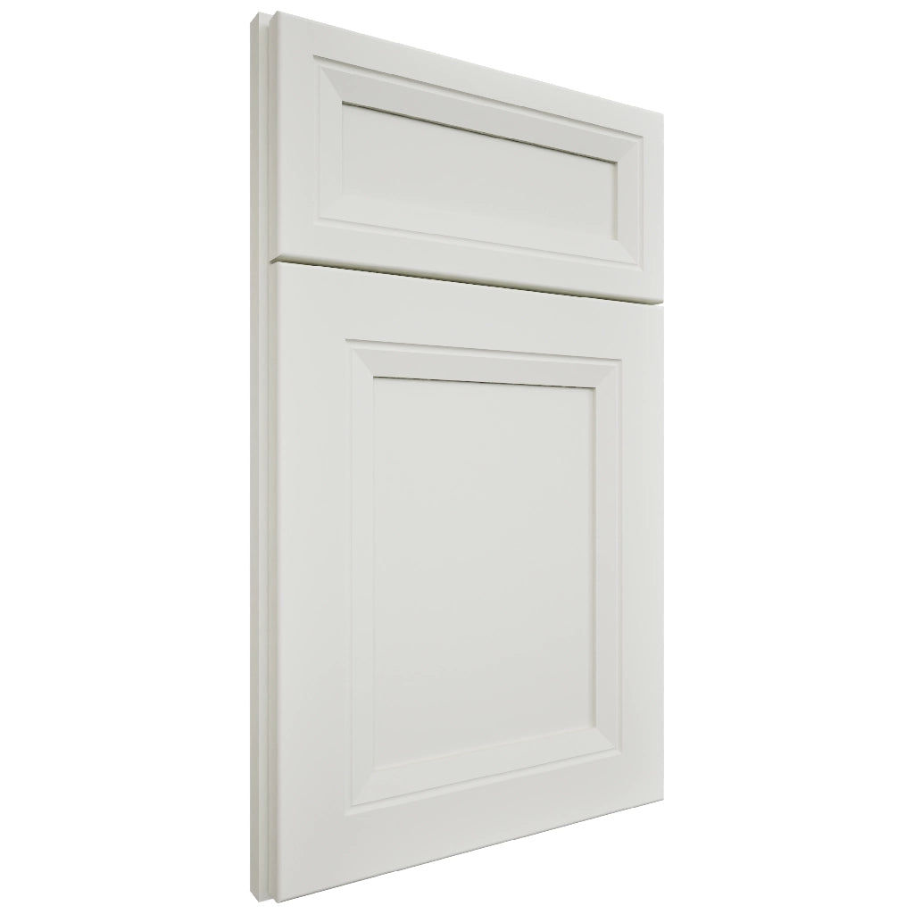 Richmond Sleek White ( Maple | Plain Cut [ Full Overlay • Satin • Painted ] - 10' X 10' Kitchen Cabinet ) | Assembled In USA