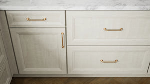 Richmond Stone ( Maple | Plain Cut [ Full Overlay • Satin • Stained ] - 10' X 10' Kitchen Cabinet ) | Assembled In USA