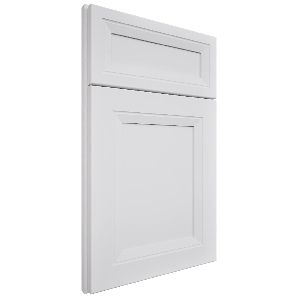 Richmond White ( Maple | Plain Cut [ Full Overlay • Satin • Painted ] - 10' X 10' Kitchen Cabinet ) | Assembled In USA