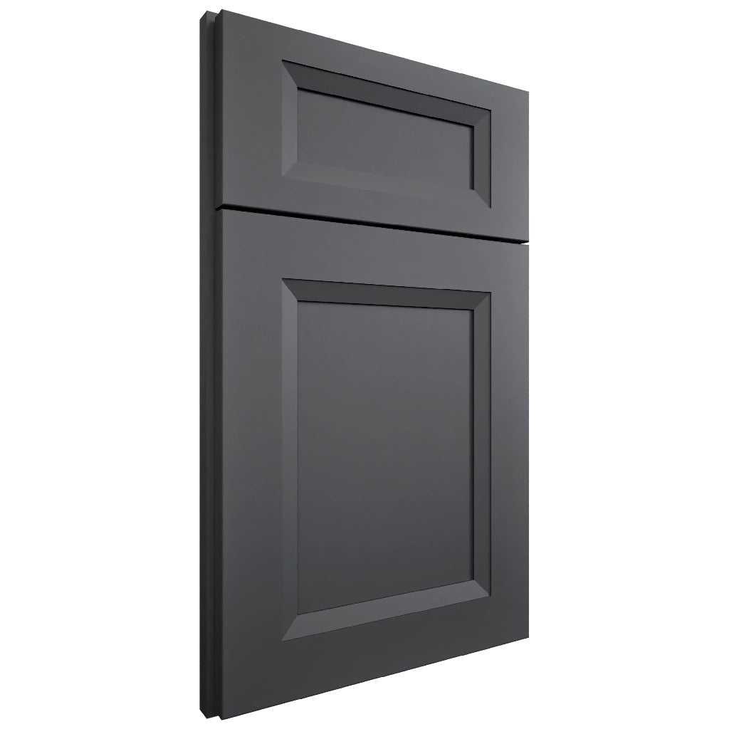 Sydney Cracked Pepper ( Maple | Plain Cut [ Full Overlay • Satin • Painted ] - 10' X 10' Kitchen Cabinet ) | Assembled In USA