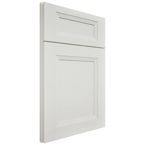 Sydney Sleek White ( Maple | Plain Cut [ Full Overlay • Satin • Painted ] - 10' X 10' Kitchen Cabinet ) | Assembled In USA