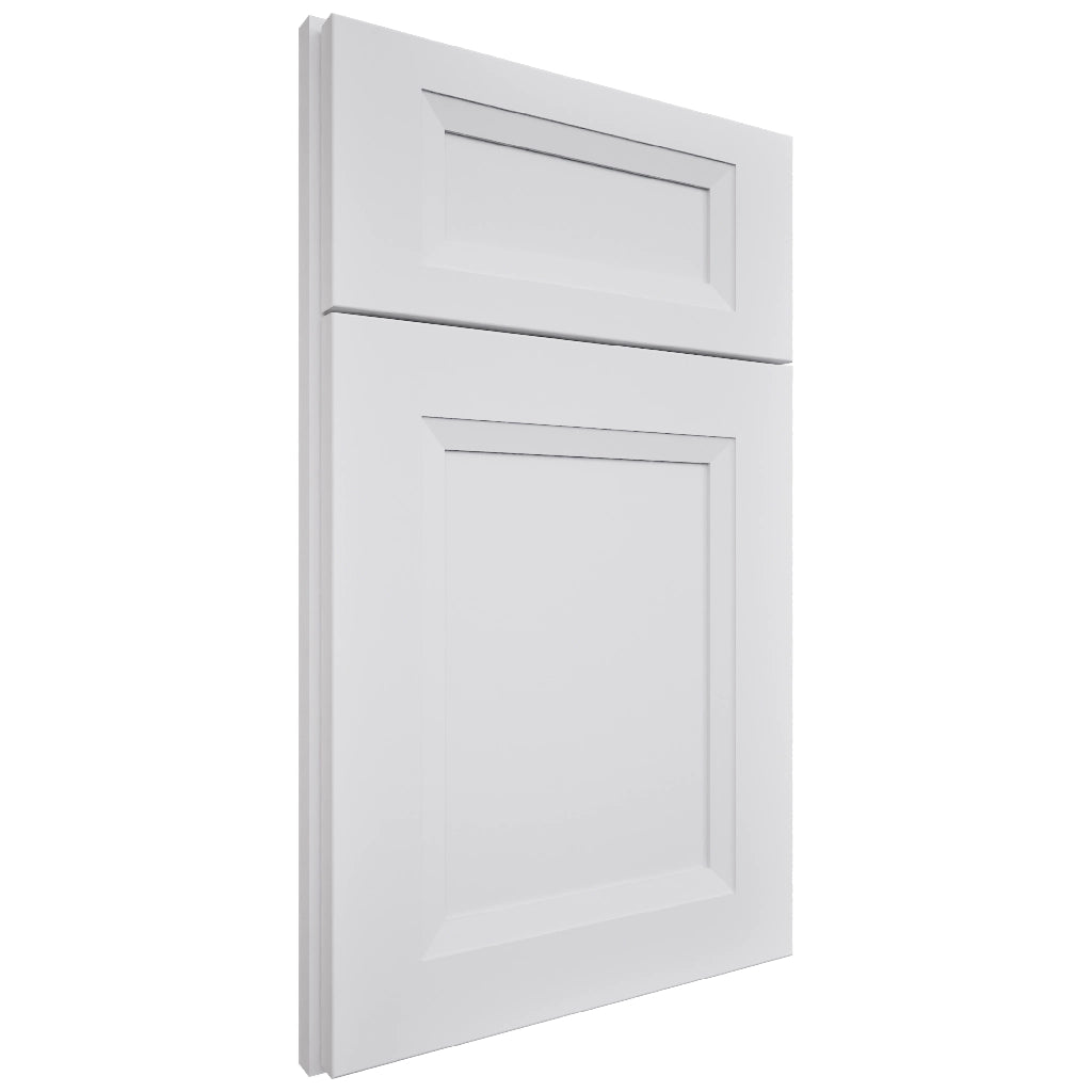 Sydney White ( Maple | Plain Cut [ Full Overlay • Satin • Painted ] - 10' X 10' Kitchen Cabinet ) | Assembled In USA