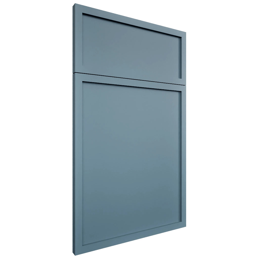 Versailles Adirondack Blue ( MDF | Compressed [ Frameless • Satin • Painted ] - 10' X 10' Kitchen Cabinet ) | Assembled In USA