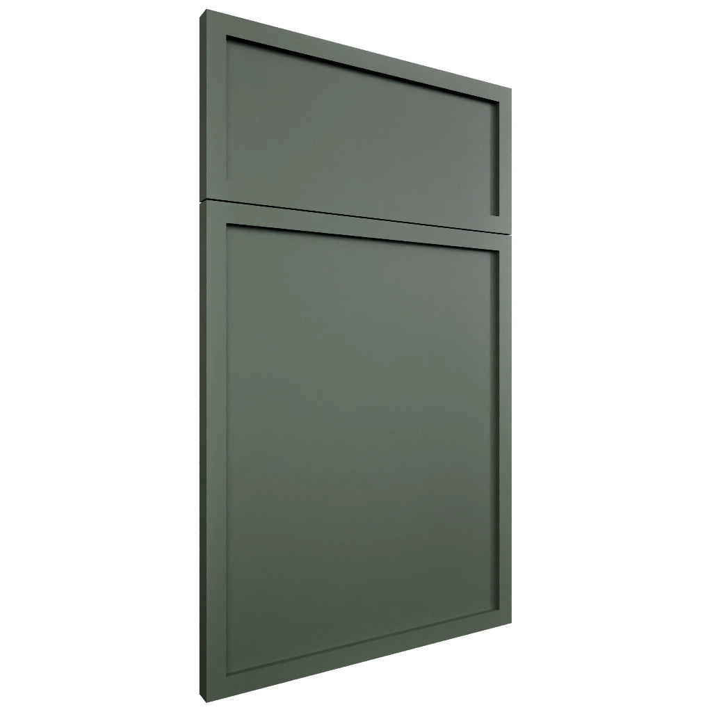 Versailles Evergreen ( MDF | Compressed [ Frameless • Satin • Painted ] - 10' X 10' Kitchen Cabinet ) | Assembled In USA