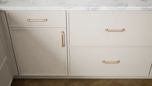 Versailles Sahara ( MDF | Compressed [ Frameless • Satin • Painted ] - 10' X 10' Kitchen Cabinet ) | Assembled In USA