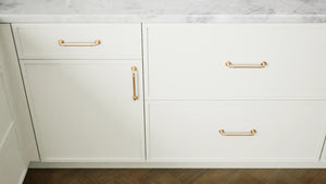 Versailles Sleek White ( MDF | Compressed [ Frameless • Satin • Painted ] - 10' X 10' Kitchen Cabinet ) | Assembled In USA