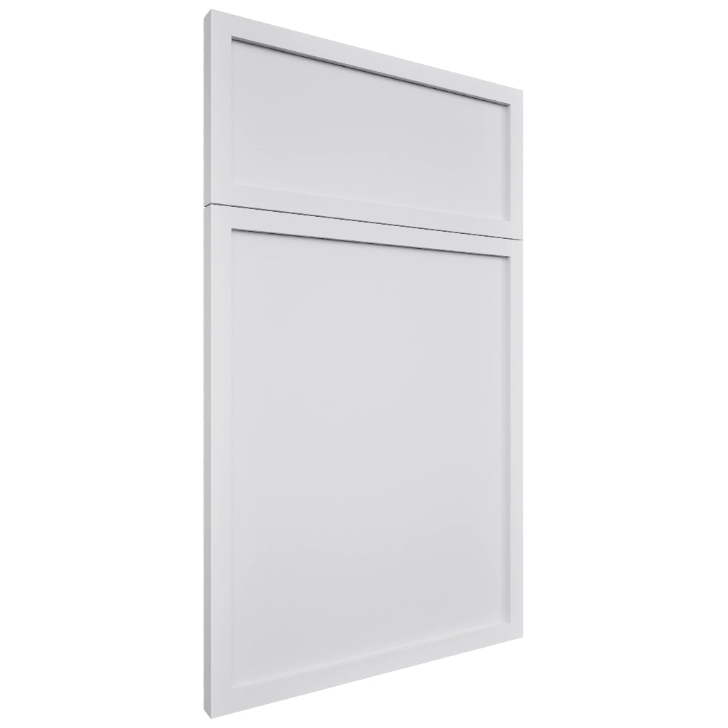 Versailles White ( MDF | Compressed [ Frameless • Satin • Painted ] - 10' X 10' Kitchen Cabinet ) | Assembled In USA