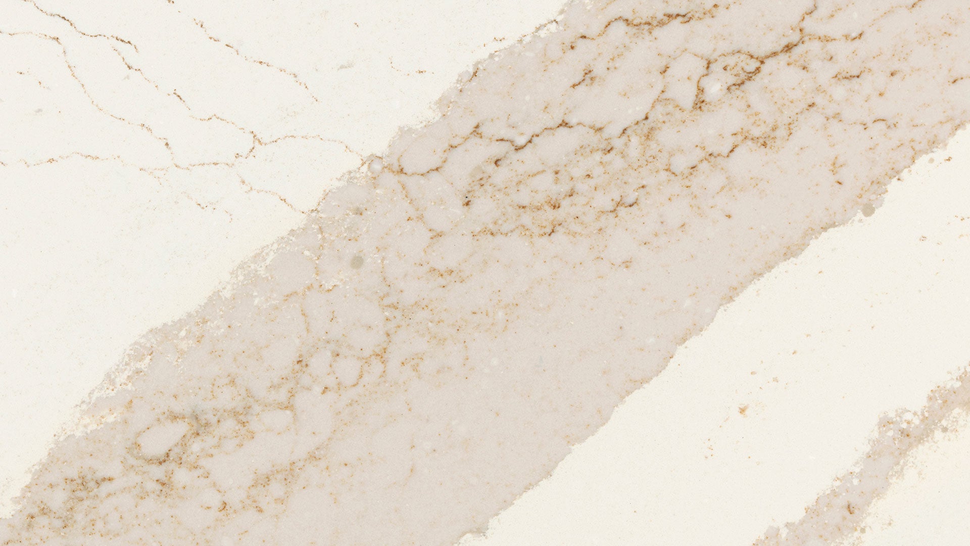 Brittanicca Gold Cool Quartz Countertop by Cosentino | Polished