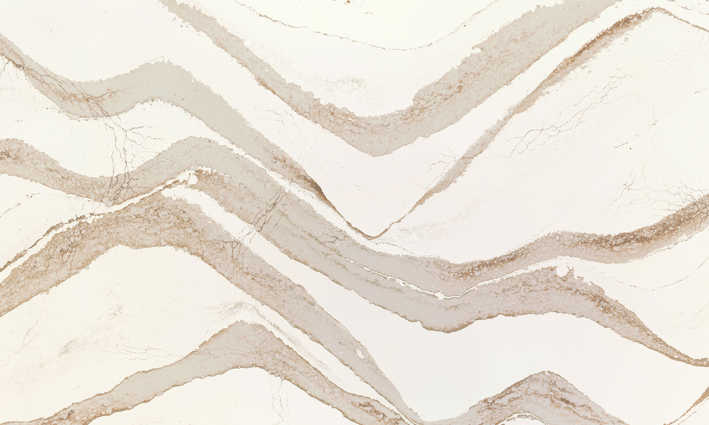 Brittanicca Gold Cool Quartz Countertop by Cosentino | Polished