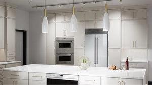 Echo Dove ( Birch | Plain Cut [ Full Overlay • Satin • Painted ] - 10' X 10' Kitchen Cabinet ) | Assembled In USA