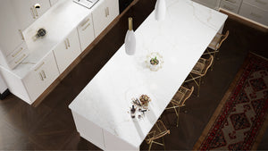 Echo Dove ( Birch | Plain Cut [ Full Overlay • Satin • Painted ] - 10' X 10' Kitchen Cabinet ) | Assembled In USA