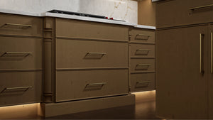 Echo Timber ( Birch | Plain Cut [ Full Overlay • Satin • Stained ] - 10' X 10' Kitchen Cabinet ) | Assembled In USA