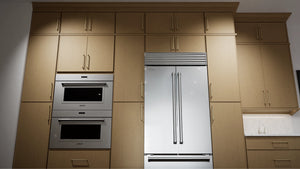 Echo Timber ( Birch | Plain Cut [ Full Overlay • Satin • Stained ] - 10' X 10' Kitchen Cabinet ) | Assembled In USA